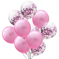 Ballons de confettis d'anniversaire