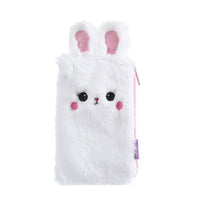 Plush Bunny Ears Zipper Pouch