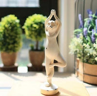 Statues de chat de yoga