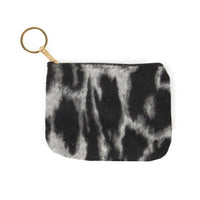 Grey Leopard Print Winter Accessories