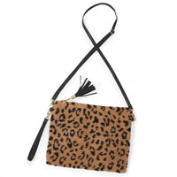 Accesorios de invierno con estampado animal de felpa