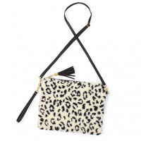 Accesorios de invierno con estampado animal de felpa