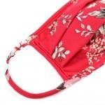 Floral Print Pleated T-Shirt Cloth Face Mask (Child)