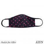 T-Shirt Cloth Face Mask w/ Filter Pocket (Child)
