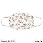 T-Shirt Cloth Face Mask w/ Filter Pocket (Child)
