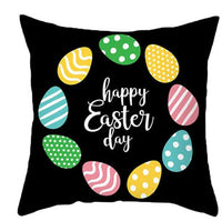 Easter Linen Throw Pillowcases