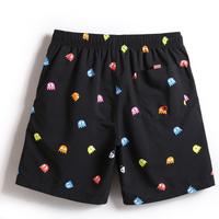 Shorts de baño con fantasmas de videojuegos de dibujos animados (hombres)