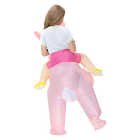 Riding Easter Bunny Inflatable Costume (Child/Adult)