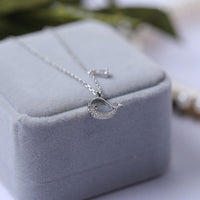 Collier petite baleine en argent Sterling S925, conception de Niche féminine