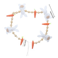 Lovely Rabbit Carrot Easter Wreath