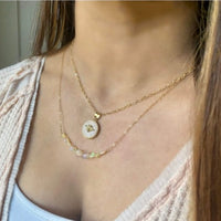 Rose Quartz Bee Necklace