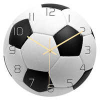 Sports Ball Silent Movement Wall Clocks
