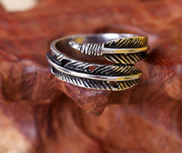 Feather Wrap Ring
