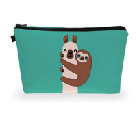 Llama Print Zipper Pouch