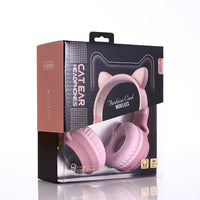 Auriculares Bluetooth con oreja de gato