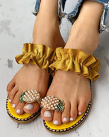 Chanclas de piña