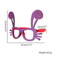 Creative Egg Bunny Easter Glasses Frame Dress Up