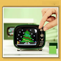 Pixel Art Bluetooth Alarm Clock Speaker