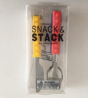 Building Block Children's Spoon Fork Knife Set