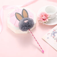 Plush Bunny Ball Gel Pens
