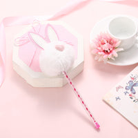 Plush Bunny Ball Gel Pens