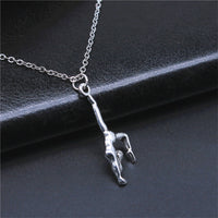 European And American Popular Sports Series Ornament Necklace Gymnastic Pendant Necklace Simple Choker