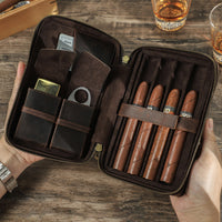 Caja de almacenamiento de cigarros portátil para viajes de negocios