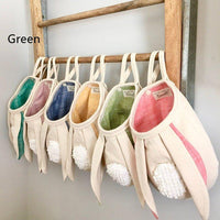 Fabric Bunny Ear Hanging Easter Bags