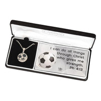 Sport Medal With Cross Necklaces