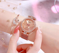 Conjuntos de regalo de reloj de joyería de moda Swan