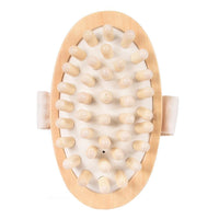 Ensemble de brosses de bain avec manche en bambou