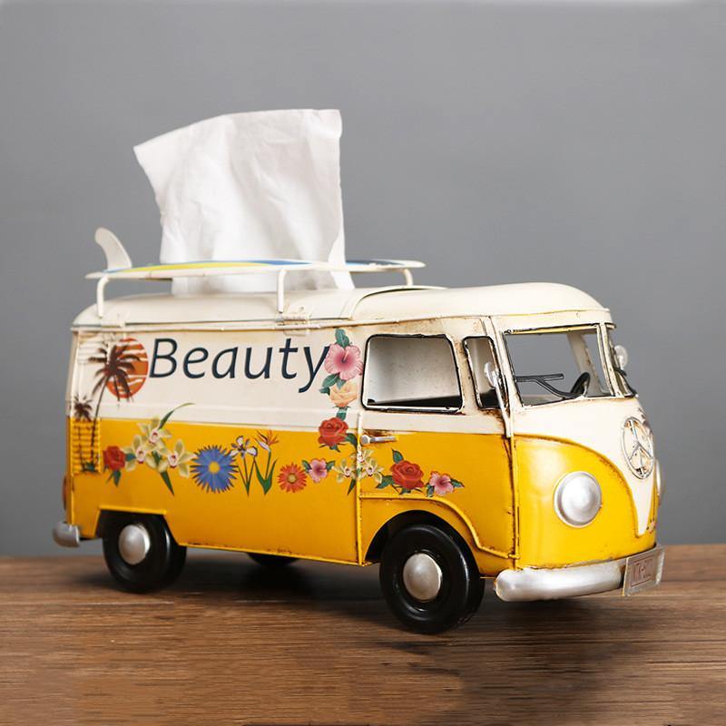 Retro 70's Style Van Decorative Tissue Box | Only Inspired Gifts Boutique