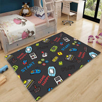 Game Controller Printed Design Floor Rugs
