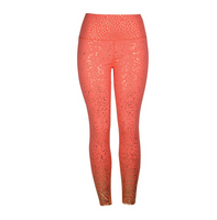 Leggings de fitness scintillants dégradés taille haute