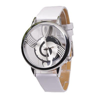 Hollow Musical Note Wrist Watch
