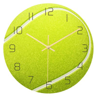 Sports Ball Silent Movement Wall Clocks