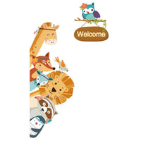 Animal Welcome Wall Decals
