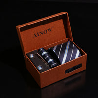 Coffret cadeau de mariage d'affaires, ensemble de cravates pour hommes 6 pièces