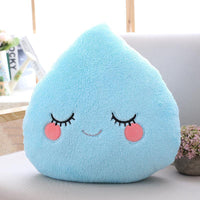Almohadas de felpa Star Moon Rain Drop y Cloud