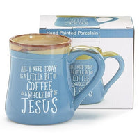 Taza Un poco de café y mucho de Jesús