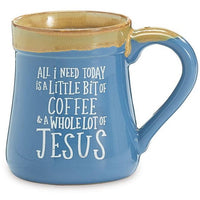 Taza Un poco de café y mucho de Jesús