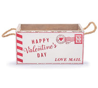 Happy Valentine's Day Letter Wooden Planter
