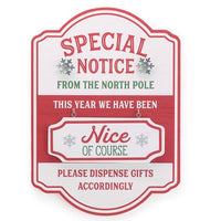 Naughty/Nice Reversible Wall Hanging
