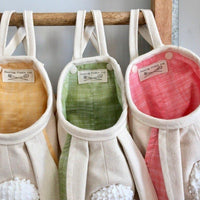 Fabric Bunny Ear Hanging Easter Bags