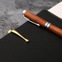 Stylo à bille en bois et métal
