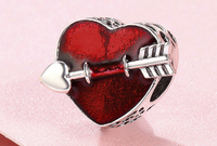 First Love Heart Bead Charm