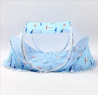 Foldable Baby Bed With Pillow + Net