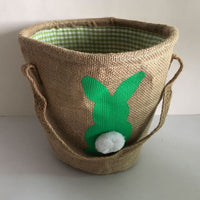 Cotton Tail Bunny Jute Easter Baskets