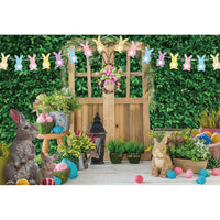 Material fotográfico para fiesta de conejito de Pascua, tela de fondo para fotografía, accesorios de estudio