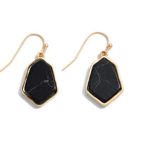 Semi Precious Drop Earrings